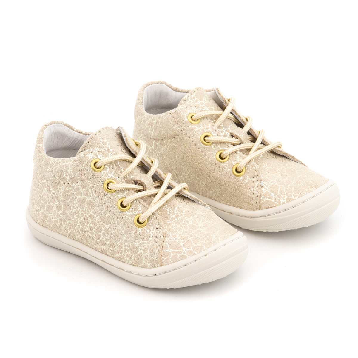 Chaussure cuir a lacet BELLAMY Enfant PRINCESSE vanille Chaussures Grassler