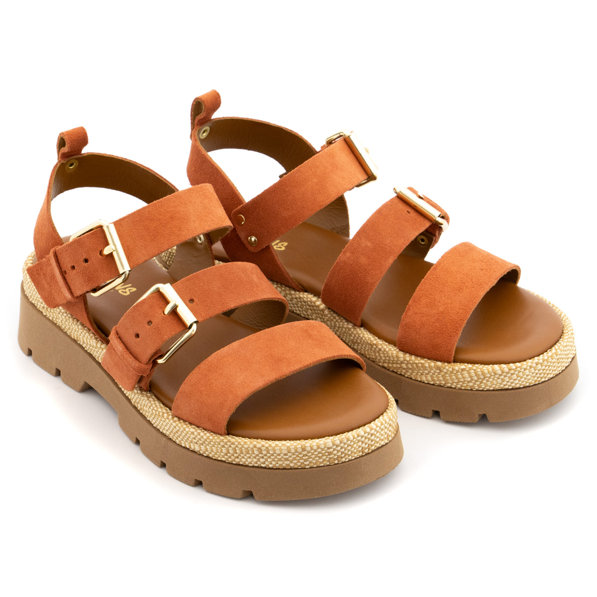 Sandale REQINS Femme LOGAN orange Chaussures Grassler