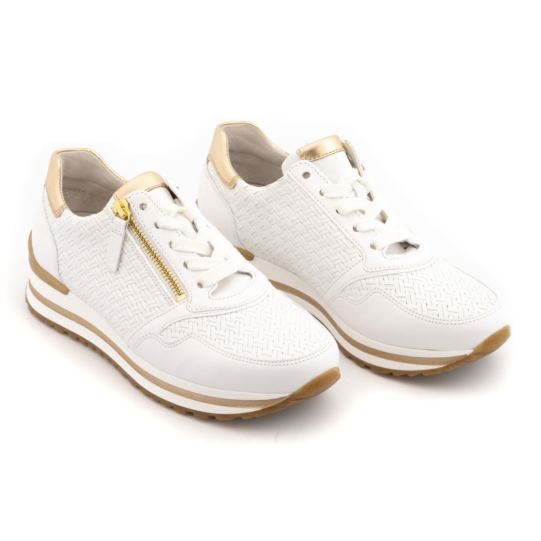 Basket cuir GABOR Femme 46.528 blanc Chaussures Grassler