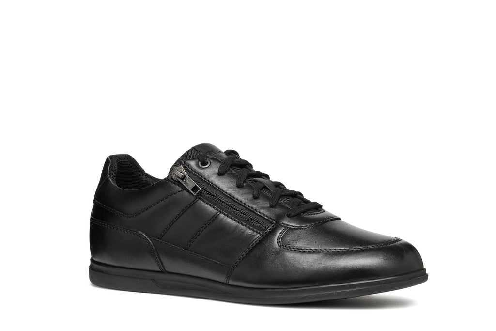 Baskets en cuir GEOX Homme U454GB noir Chaussures Grassler