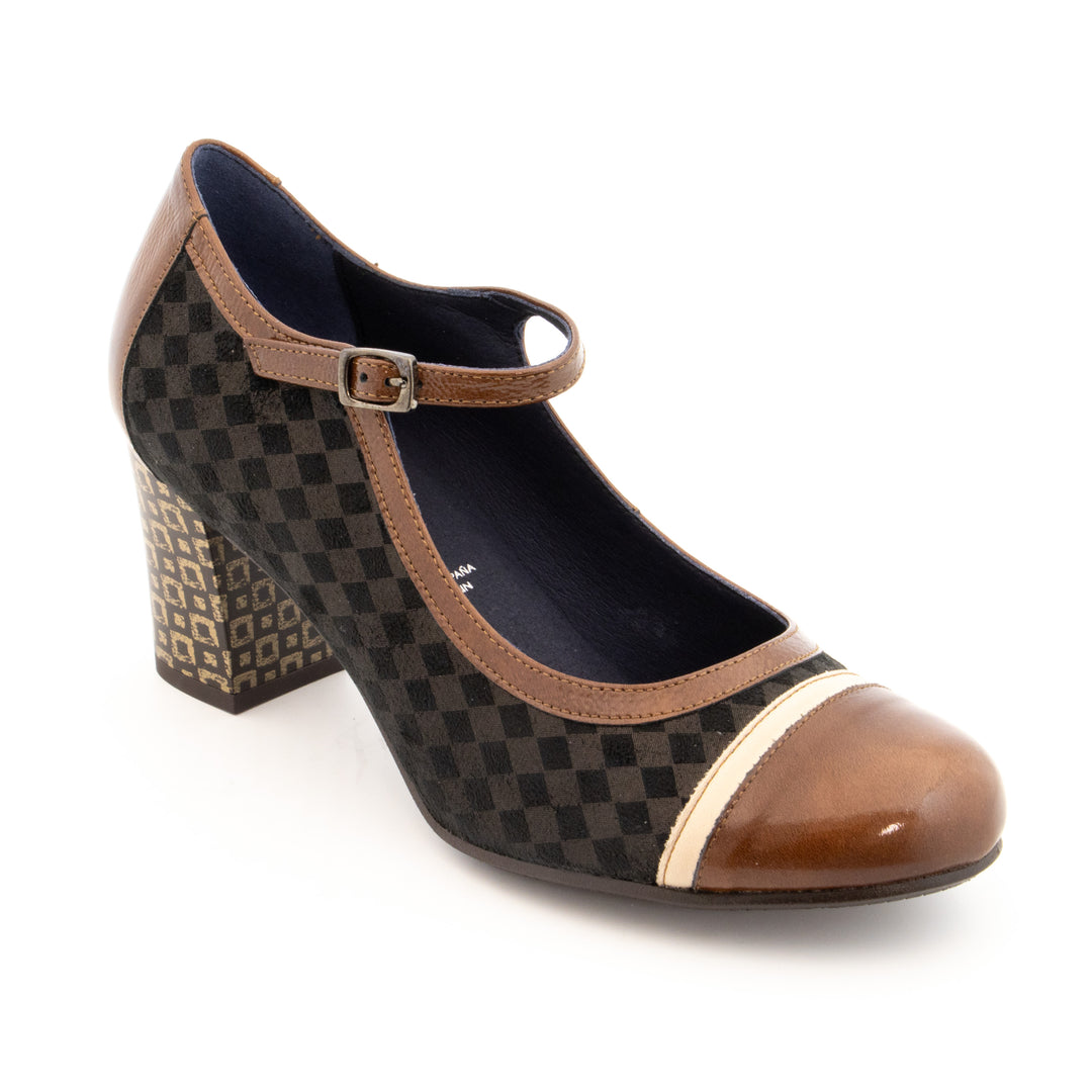 Escarpins en cuir DORKING Femme D8669 cognac Chaussures Grassler