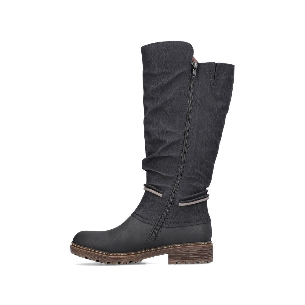 Bottes rieker femme noir online